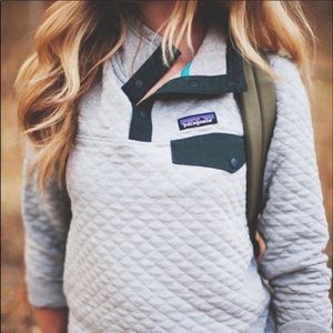 Hunter Green - Patagonia Organic Cotton Quilt Snap-T Pullover